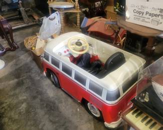 vintage VW kids bus, collectibles, vintage, antique, MCM, art deco, nautical, art noveau