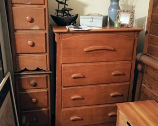 MCM chest and 2 night stands