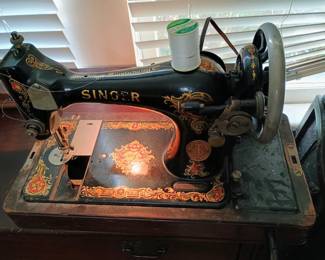Working sewing machine