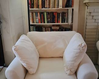 Chair..has ottoman also. All have covers that have been washed.