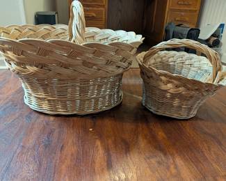 Hand woven baskets