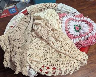 Crochet doilies 