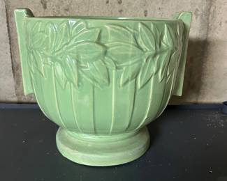 Large McCoy Green Pottery Planter