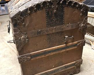 Additional view of Antique Steamer Trunk~