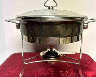 Elegant Chantal Round Chafing Dish, $28