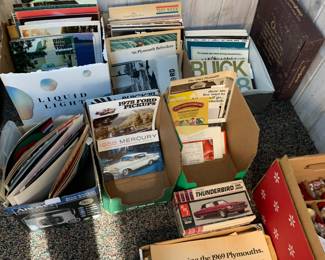 Vintage 1960's and 1970's Car Brochures
