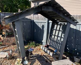 Wooden Garden Arbor