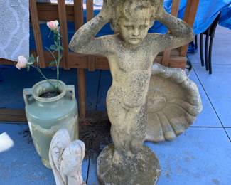 Large Cement Garden Statues