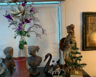 Busts and other larger Statues and Figurines