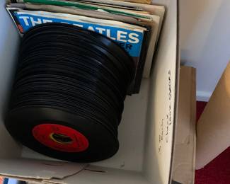45 Records Including Beatles and Rolling Stones