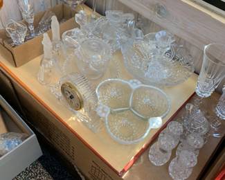 EAPG and Cut Glass Serving Pieces