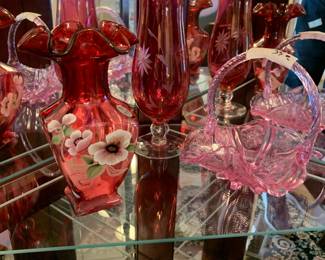 Fenton Glass Including Mary Gregory