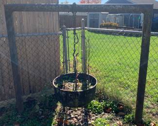 Large Cast Iron Cauldron
