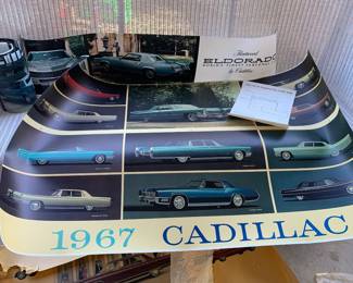 1967 Cadillac Dealer Display Sign