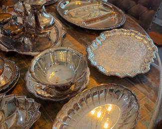 Silverplate and other metal items