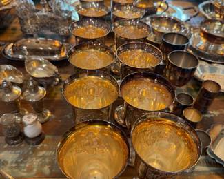 Silverplate and other metal items