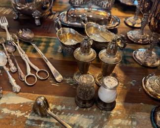 Silverplate and other metal items