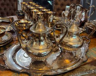 Silverplate and other metal items