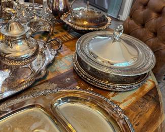 Silverplate and other metal items