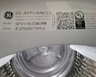 MODEL GFD14ESSN2WW SERIAL FZ500785J Your GE Energy Star 24" Front Load Vented Electric Dryer (Model GFD14ESSN2WW) was manufactured in March 2020. Appliance Details & Age Breakdown • Month Code (F): The first letter of your serial number represents March. • Year Code (Z): The second letter cycles every 12 years and represents 2020 for this modern front-load model line. • Product Status: This 4.3 cu. ft. compact dryer features a stainless steel basket and sensor drying. It is now discontinued/no longer manufactured by GE