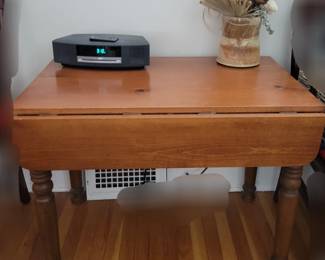 PRESALE - $75 SMALL DROP LEAF TABLE WITH DRAWER