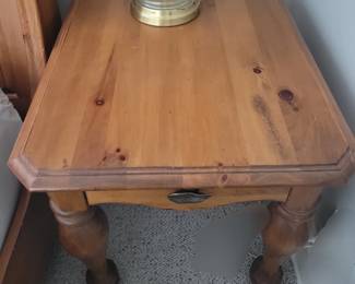 PRESALE - $50 PINE END TABLE/NIGHT STAND WITH DRAWER