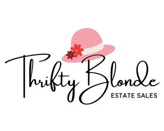 Thrifty Blonde  Square Logo