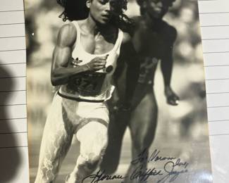 Signed Florence Griffith Joyner photo