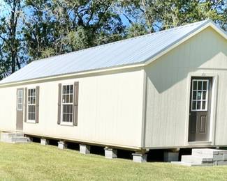 Please private message for additional information. 14’x40’ with 8’ loft on each end. Outside completed. To be moved.