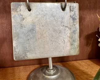 Vintage metal picture stand