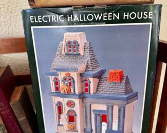 Vintage Halloween village house