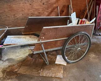 Old Garden Cart - $20