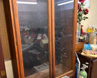 gun cabinet - $40 - there are 2 of them!