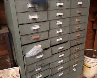 Metal Storage Cabinet - $75