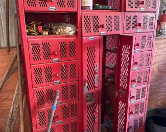 Red Lockers - $25