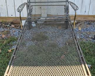 Wrought Iron Lounger