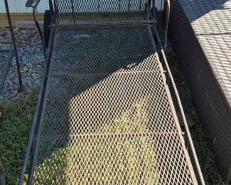 Wrought Iron Lounger