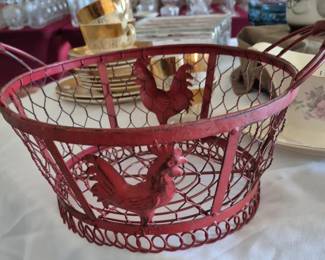 Nice metal egg basket