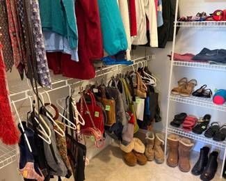 Women's clothing, shoes, purses