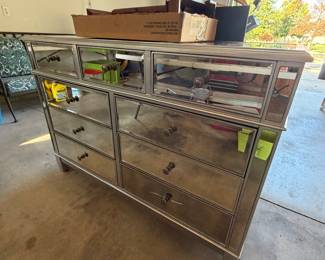 Pier One mirrored dresser and has a matching mirror (sold separately)