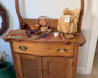 Antique dry sink