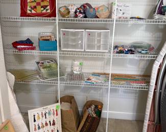 Sewing supplies and crafts