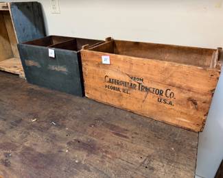 Wooden boxes