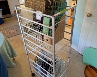 Elfa rolling storage 
