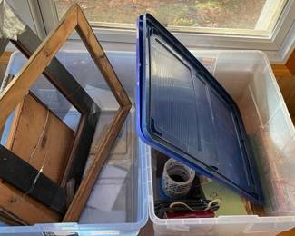 Lot 7313231: Antique Wood Picture Frames, Ceaco Puzzle & Craft Supply Group
