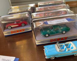 Lot 7313234: 7 Matchbox Dinky Diecast Cars incl. Mustang, Corvette, Tucker