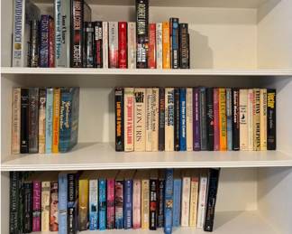 Lot 7312531: Hardcover Novels: Baldacci, Dan Brown, Clancy, Crichton, Coben, Ludlum, Koontz, Follett & More