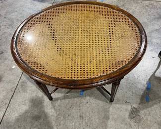 wicker table