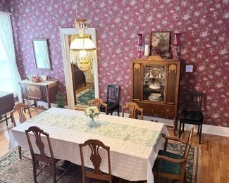 Vintage Mahogany Dining Room Set