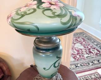 Victorian Gone With The Wind Lamp